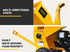 18HP 420cc Petrol Commercial Wood Chipper, Towable, Tree Mulcher - Ravenger 1950