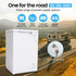 100L Portable Chest Freezer, 12V/24V/240V for Motorhome and Caravan, White