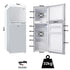 142L Upright Portable Fridge / Freezer, 12V/24V for Motorhome and Caravan, Silver