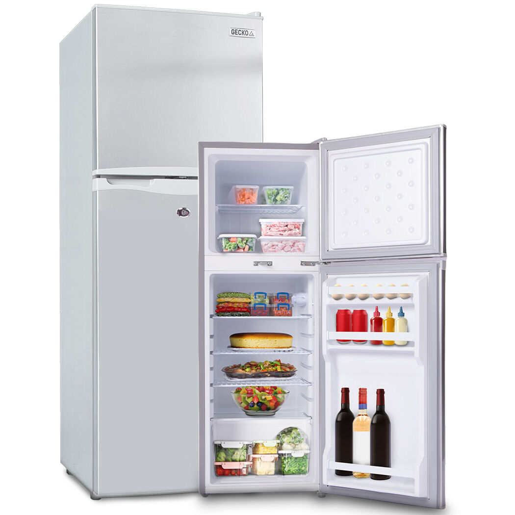 142L Upright Portable Fridge / Freezer, 12V/24V for Motorhome and Caravan, Silver
