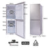 160L Upright Portable Fridge / Freezer, 12V/24V for Motorhome and Caravan, Silver