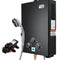 Portable Gas Outdoor Camping Hot Water Heater System, with 12V Pump, Shower Head, Black