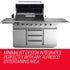 8 Burner Outdoor BBQ Grill Barbeque Gas Stainless Steel Kitchen Commercial