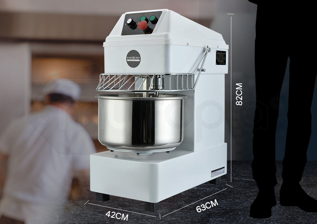 20L Spiral Dough Mixer Commercial Machine Bakery Kneader Litre Small