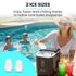 Portable Ice Maker Machine, Automatic, 12kg/day,  Auto Clean, with Scoop and Removable Basket, Black