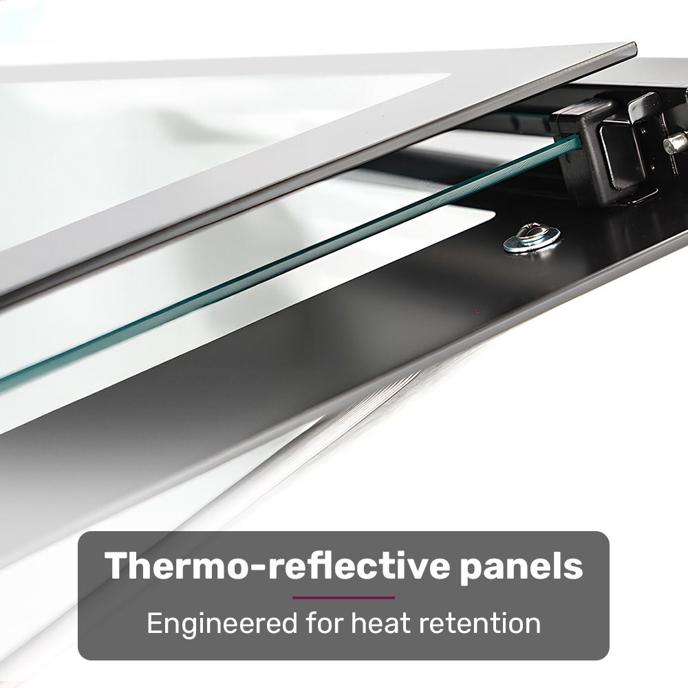 60cm Stainless Built-in 70L Grill 8 Function Fan Forced Electric Wall Oven