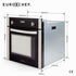 60cm Stainless Built-in 70L Grill 8 Function Fan Forced Electric Wall Oven