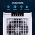 30L Evaporative Air Cooler Portable Industrial Fan, Purifier, Humidifier, Remote Control