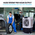 45L 125W Evaporative Air Cooler Portable Industrial Fan, Purifier, Humidifier, Remote Control