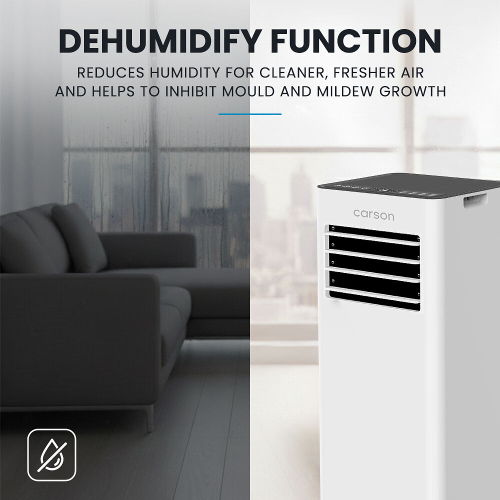 2.05kW Portable Air Conditioner, with Fan & Dehumidifier Mode, Remote Control, 24hr Timer, Sleep Mode