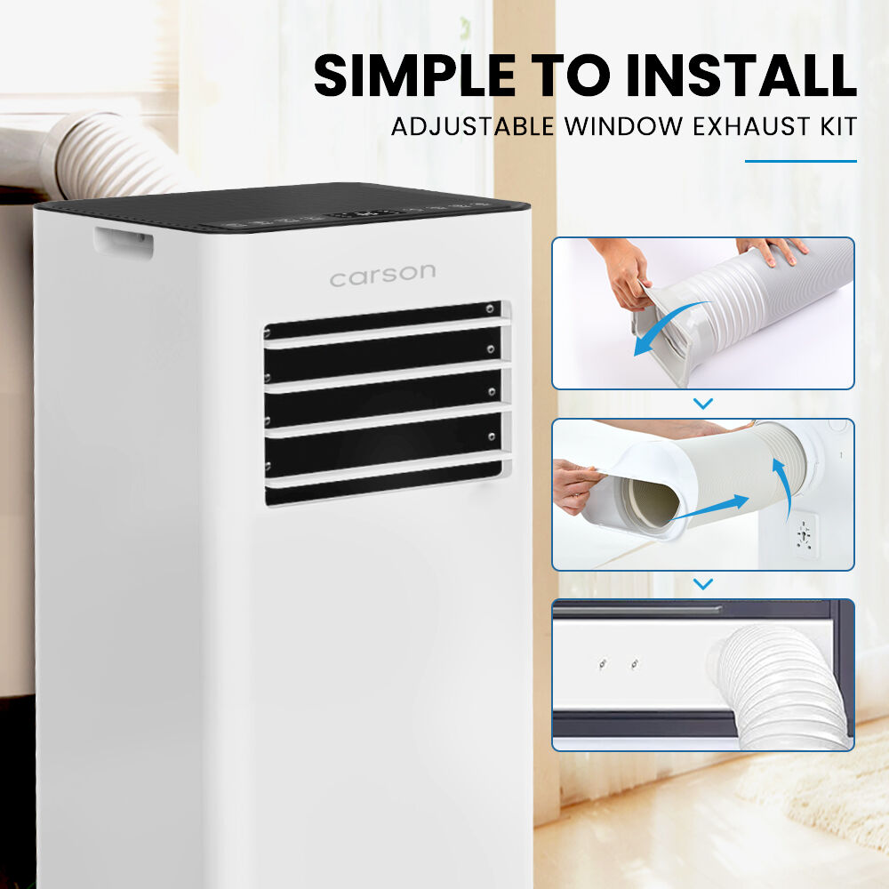 2.05kW Portable Air Conditioner, with Fan & Dehumidifier Mode, Remote Control, 24hr Timer, Sleep Mode