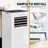 2.05kW Portable Air Conditioner, with Fan & Dehumidifier Mode, Remote Control, 24hr Timer, Sleep Mode