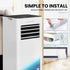 2.05kW Portable Air Conditioner, Bluetec Edition, Dehumidifier & Fan Mode, Remote Control, 24hr Timer, Sleep Mode