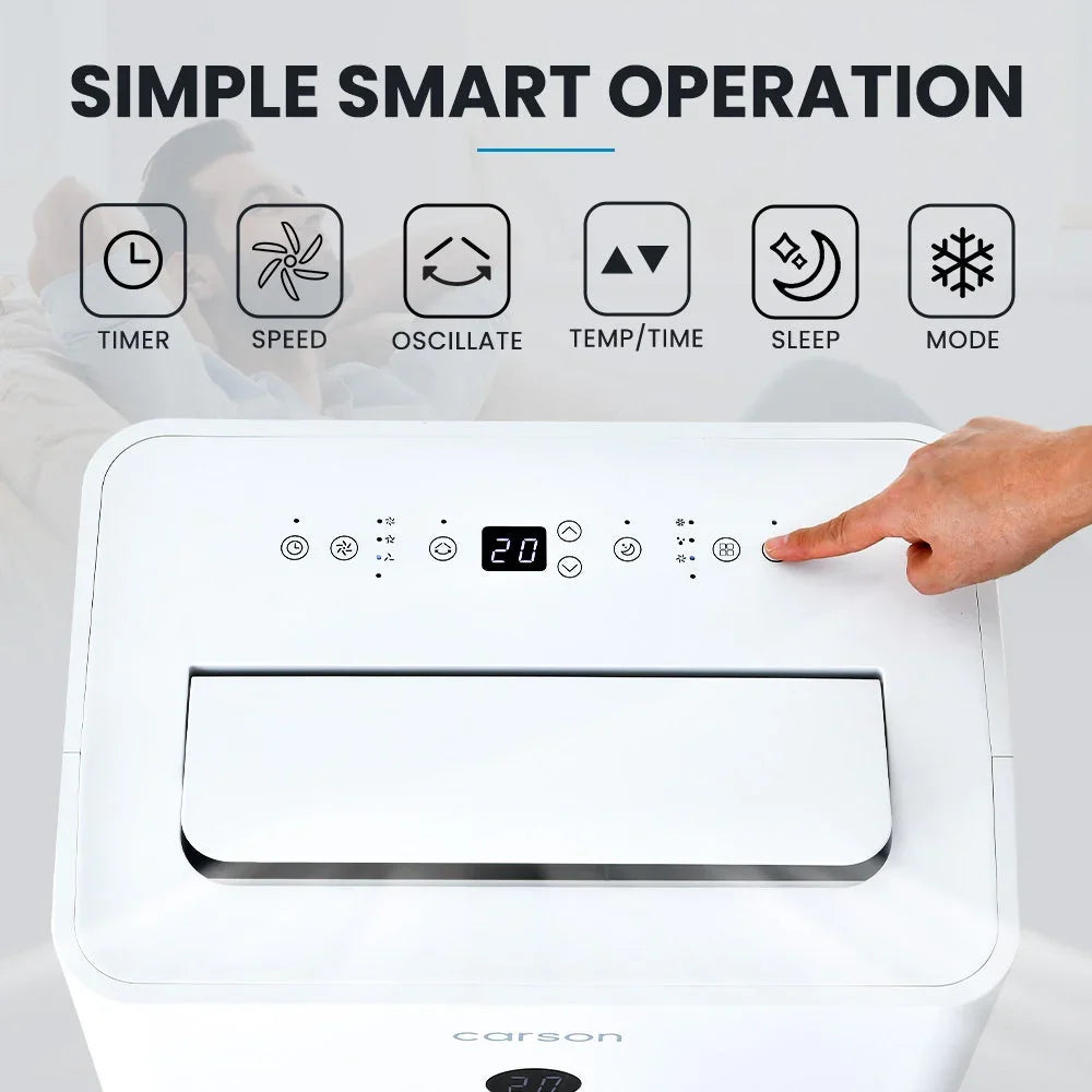 3.5kW Portable Air Conditioner, with Dehumidifier Mode & Fan Cooler