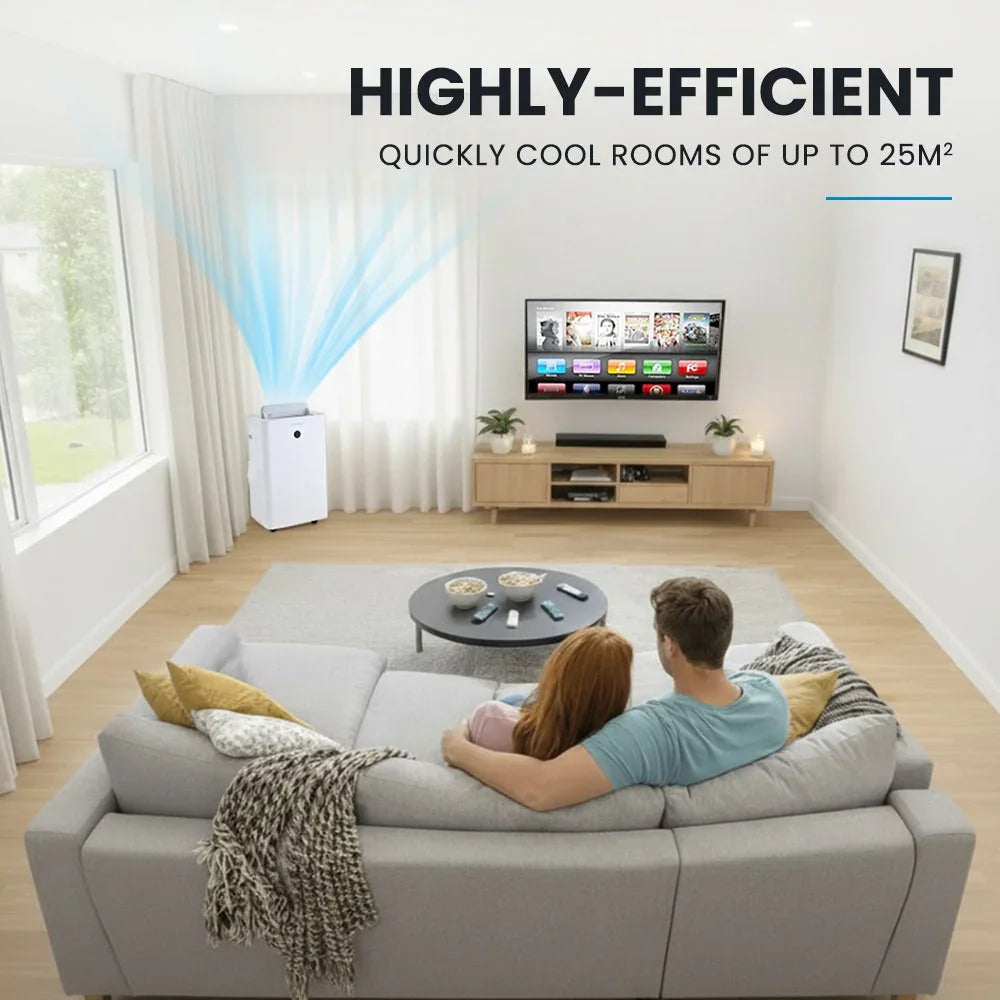 3.5kW Portable Air Conditioner, with Dehumidifier Mode & Fan Cooler