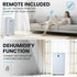 3.5kW Portable Air Conditioner, with Dehumidifier Mode & Fan Cooler