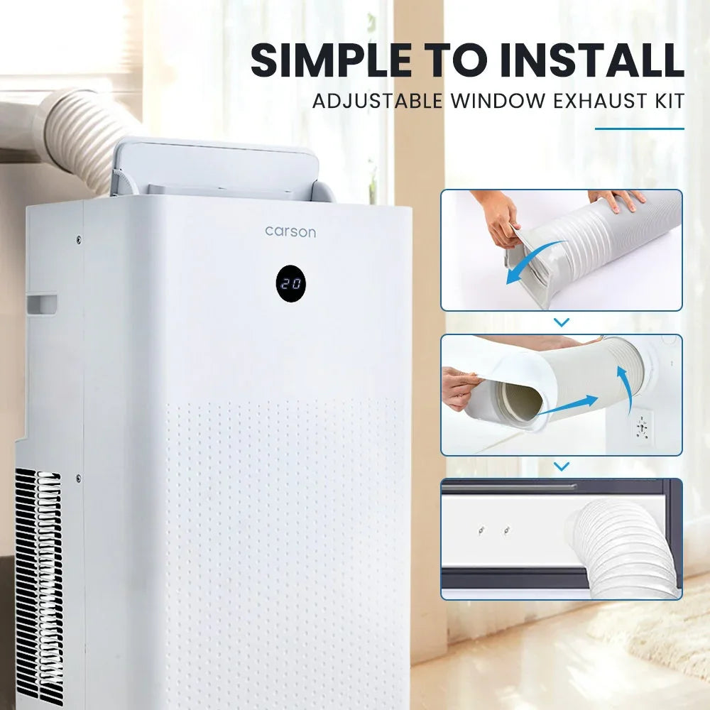 3.5kW Portable Air Conditioner, with Dehumidifier Mode & Fan Cooler
