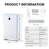3.5kW Portable Air Conditioner, with Dehumidifier Mode & Fan Cooler