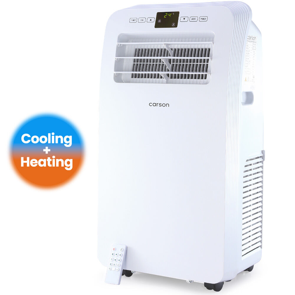 2.9kW Reverse Cycle Portable Air Conditioner and Heater, with Dehumidifier, Cooling and Heating AC