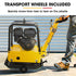 185kg Reversible Vibratory Plate Compactor, Commercial 9HP 270cc, 500x700mm, Wheel Kit, for Sand Soil Gravel Asphalt (BCX-950)