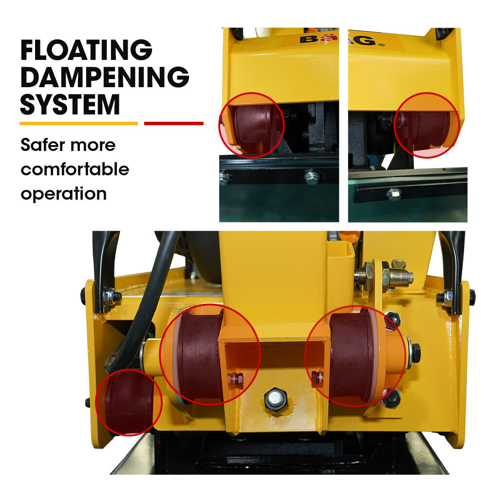 185kg Reversible Vibratory Plate Compactor, Commercial 9HP 270cc, 500x700mm, Wheel Kit, for Sand Soil Gravel Asphalt (BCX-950)