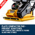 61kg 6.5HP Plate Compactor- BCX650