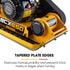 BAUMR-AG 60kg 370x510mm 6.5HP Plate Compactor, Paver Pad, Transport Wheels