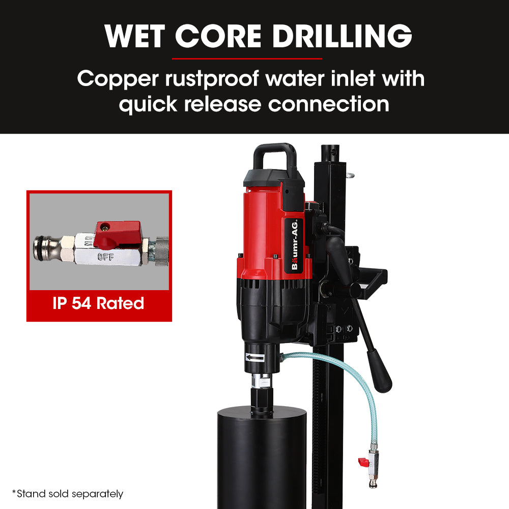 3200W 300mm Wet/Dry Core Drill, for Concrete Hole Drilling