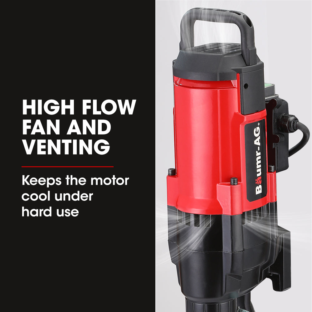 3200W 300mm Wet/Dry Core Drill, for Concrete Hole Drilling