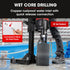 3200W 280mm Concrete Core Drill with Stand Rig
