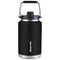 3.8L Double Wall Insulated Stainless Steel Water Bottle, Drink Jug with Handle, Black