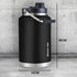 3.8L Double Wall Insulated Stainless Steel Water Bottle, Drink Jug with Handle, Black
