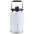 3.8L Double Wall Insulated Stainless Steel Water Bottle, Drink Jug with Handle, White