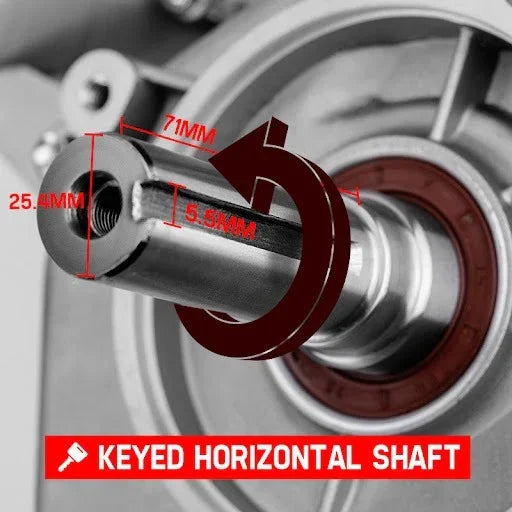 13HP Petrol Stationary Engine OHV 4 Stroke Horizontal Shaft Electric Start Motor