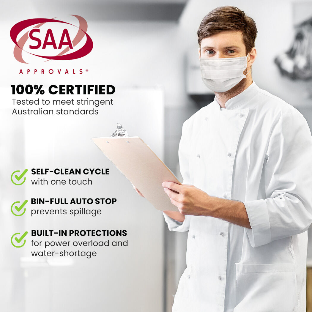 Commercial Ice Maker Machine, up to 35kg/24hr, Timer & Self Cleaning Programs