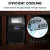 Commercial Ice Maker Machine, up to 35kg/24hr, Timer & Self Cleaning Programs