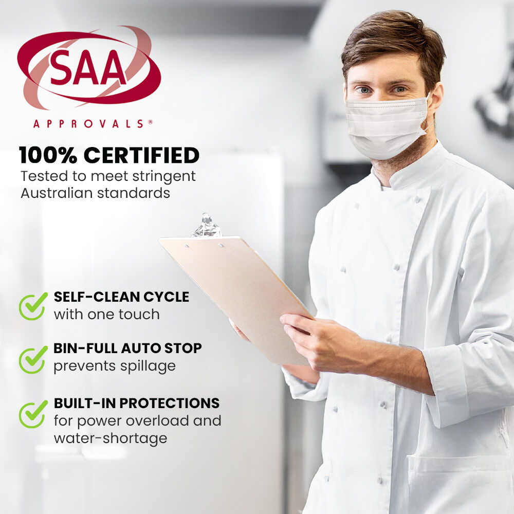 Commercial Ice Maker Machine, up to 45kg/24hr, Timer & Self Cleaning Programs