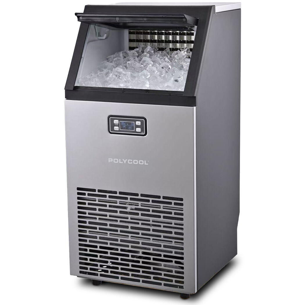 Commercial Ice Maker Machine, up to 60kg/24hr, Timer & Self Cleaning Programs