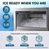Commercial Ice Maker Machine, up to 75kg/24hr, Timer & Self Cleaning Programs