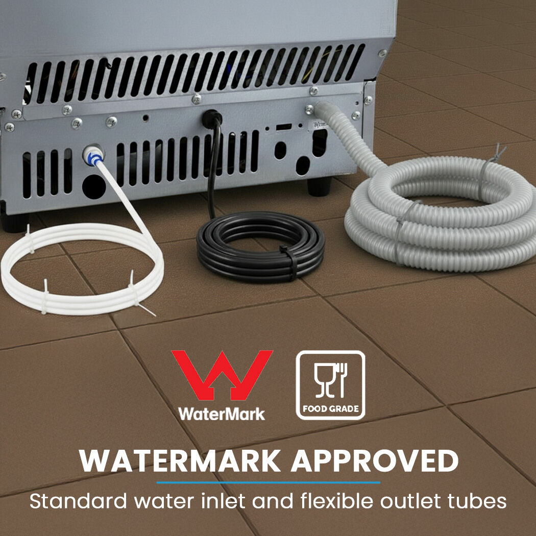 Commercial Ice Maker Machine, up to 75kg/24hr, Timer & Self Cleaning Programs