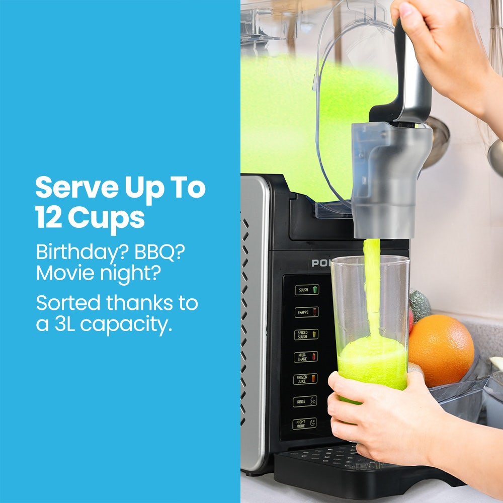 3L Slushie Frozen Drink Maker, Home Slush Machine, Fast Chilling, Easy Digital Controls
