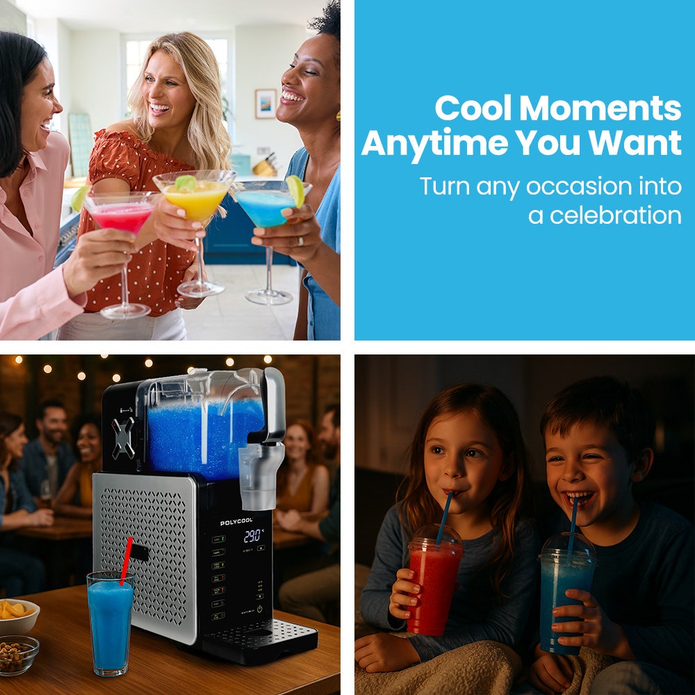 3L Slushie Frozen Drink Maker, Home Slush Machine, Fast Chilling, Easy Digital Controls