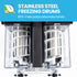 6L Double Tank Slushie Machine, Independent Digital Control Slushy Maker
