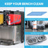 6L Double Tank Slushie Machine, Independent Digital Control Slushy Maker