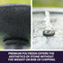 Protege Bird Bath Solar Water Feature Fountain, Contemporary Birdbath Design, with Panel Kit, LED Lights, Dark Grey