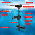 90LBS Electric Trolling Motor Inflatable Boat Outboard Fishing Marine