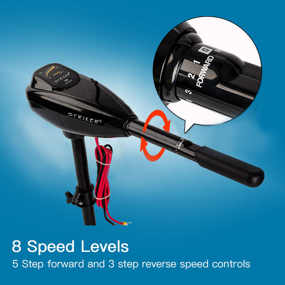 90LBS Electric Trolling Motor Inflatable Boat Outboard Fishing Marine