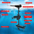 60LBS Electric Trolling Motor Inflatable Boat Fishing Marine Outboard Engine