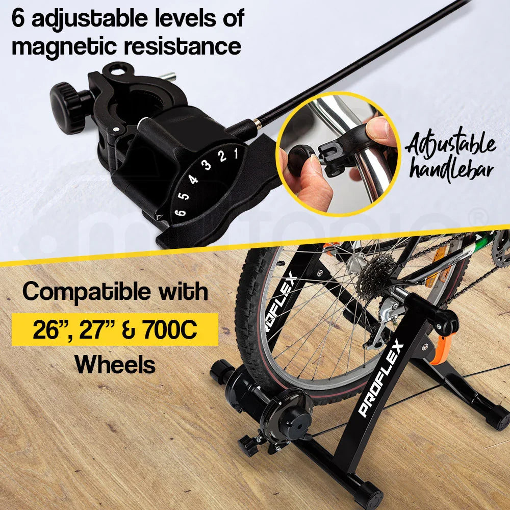 Indoor Bicycle Trainer - Bike Cycling Stationary Magnetic Stand Training