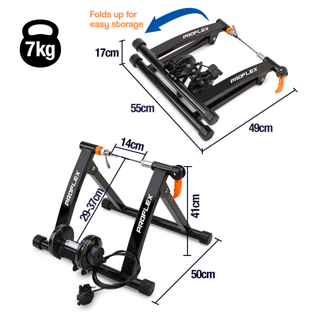 Indoor Bicycle Trainer - Bike Cycling Stationary Magnetic Stand Training